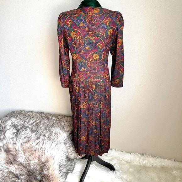 VTG 80s K.C.Spencer by Chelsea Rousso Dress - Picture 8 of 11